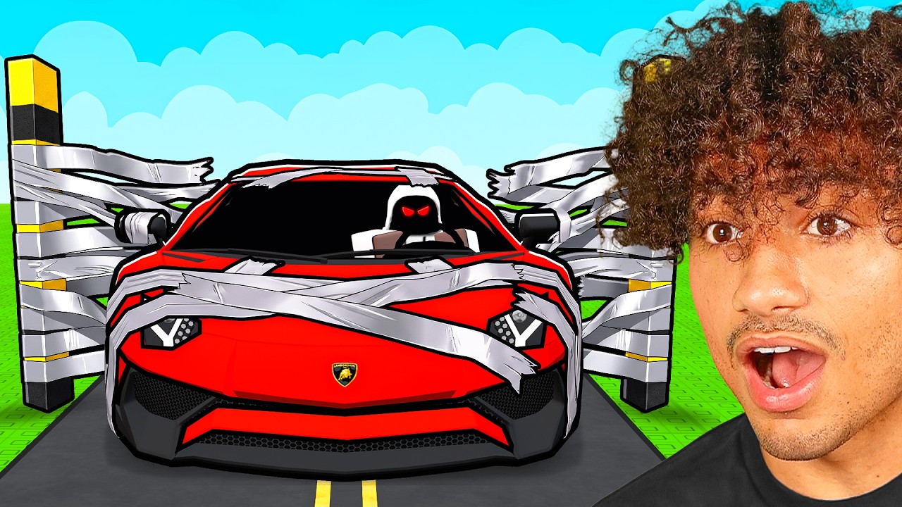 ROBLOX CAR VS TAPE..
