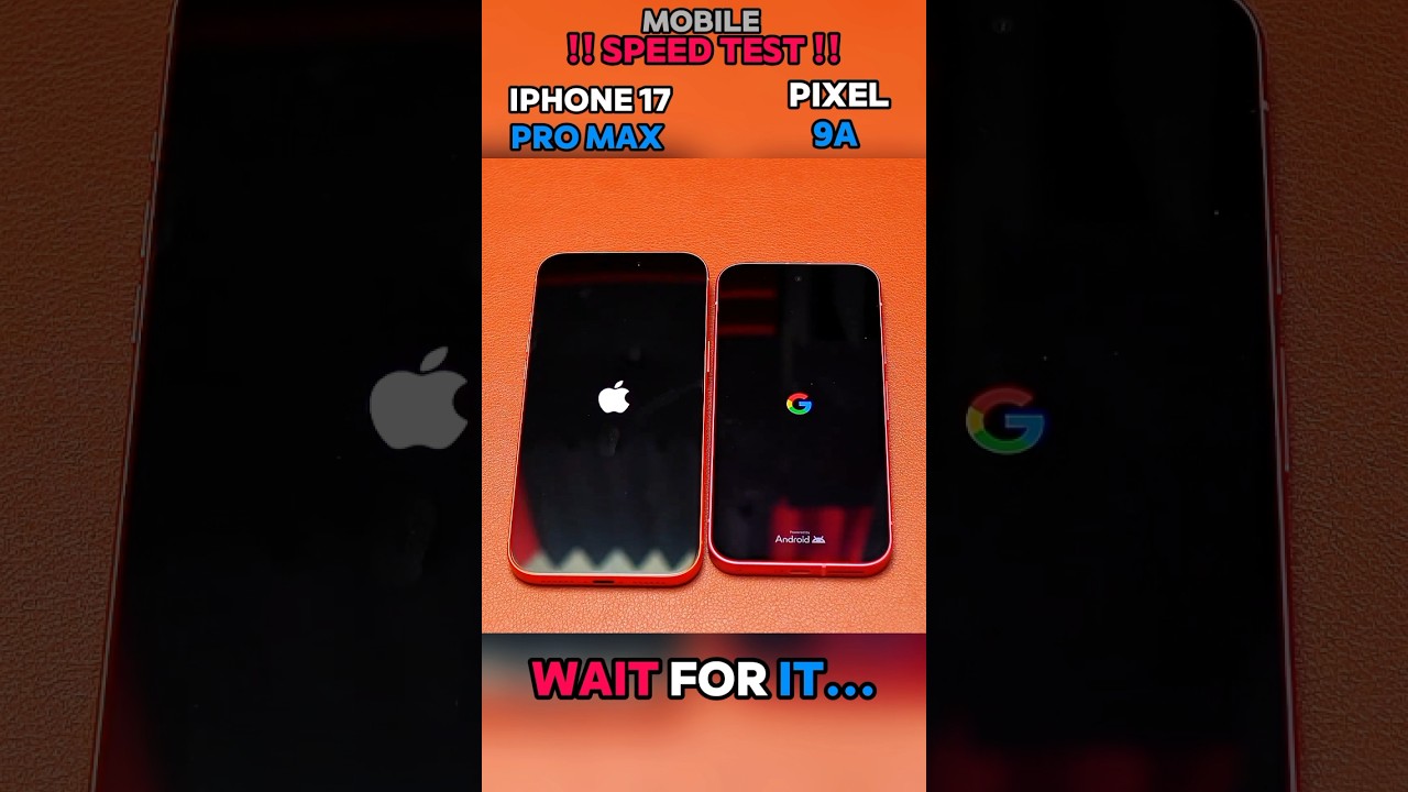 ⚡😱 IPHONE 17 PRO MAX VS PIXEL 9A SPEED TEST !!