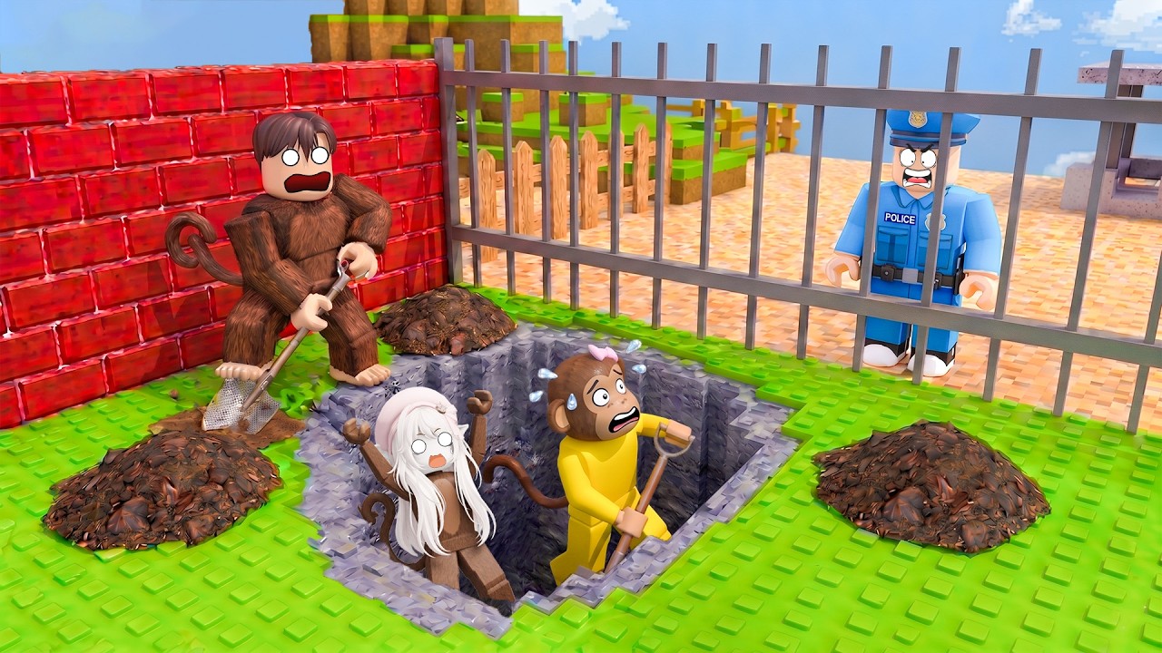Yuta Mio Dan Baby Celine Gali Tanah Untuk Kabur Dari Kebun Binatang | ROBLOX