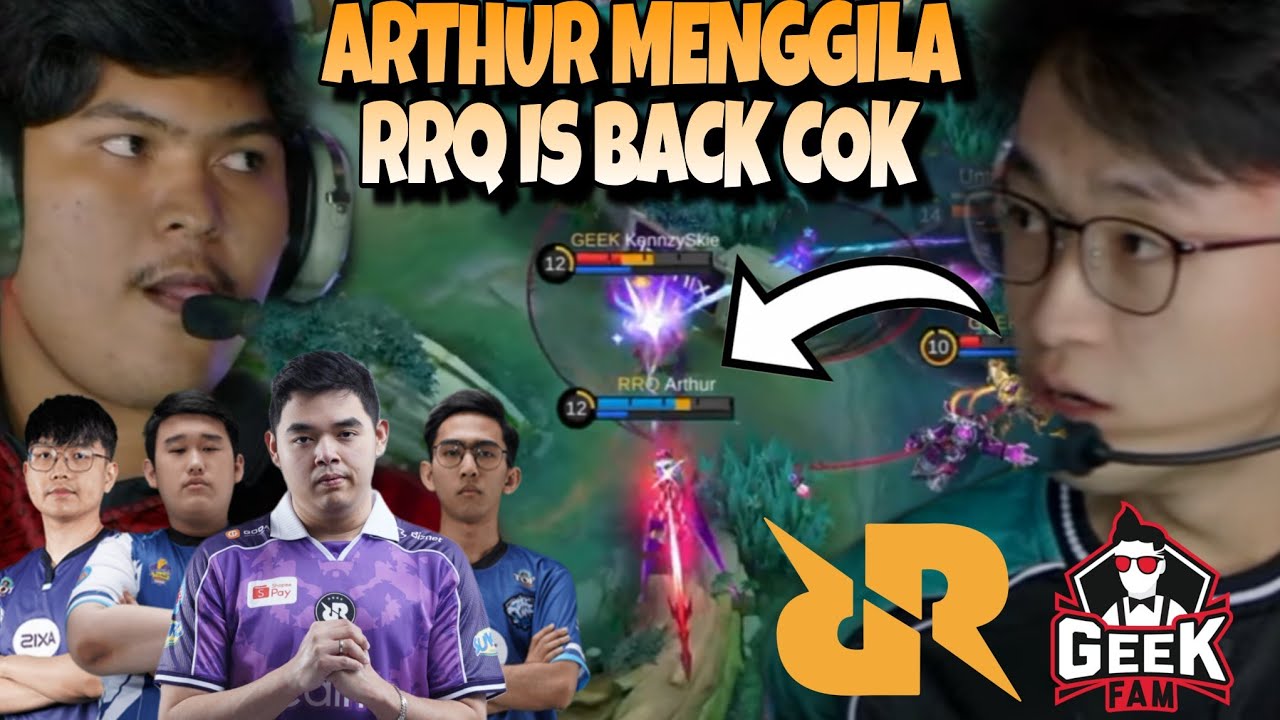 MELISSA ARTHUR GILA BANGET ANJ*NGGGG !! KATAKAN PADA DUNIA COK !! RRQ VS GEEK MATCH 2 - MPL S18