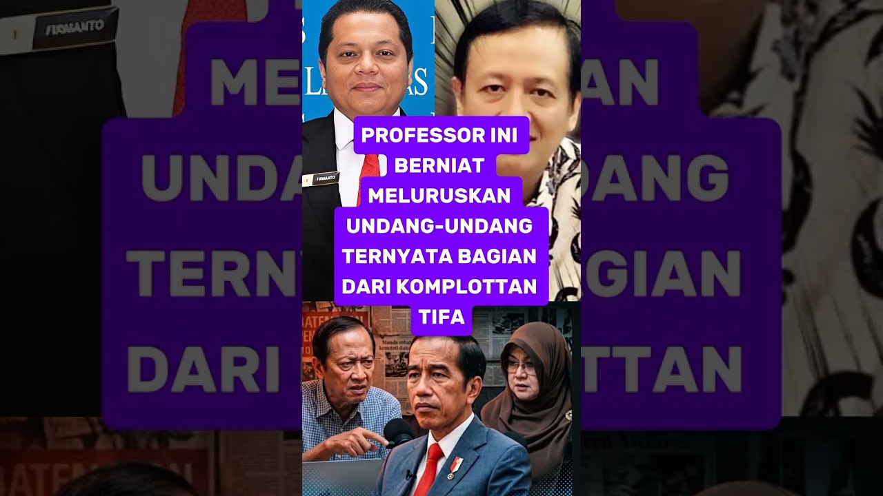 PROFESSOR INI DIBUAT MALU OLEH PENGACARA PAK JOKOWI #trendingshorts #news #fyp #indonesia #new