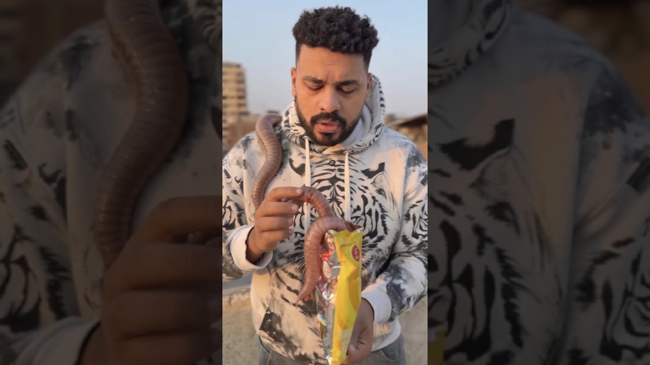 مصطفي والشيبسي المسمم شوفو عمل اي🥺😱