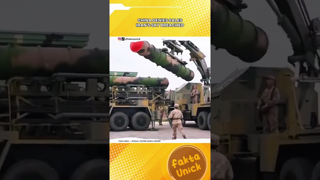 China "Cuci Tangan" Bantah Jual HQ-9B Usai Langit Iran Jebol