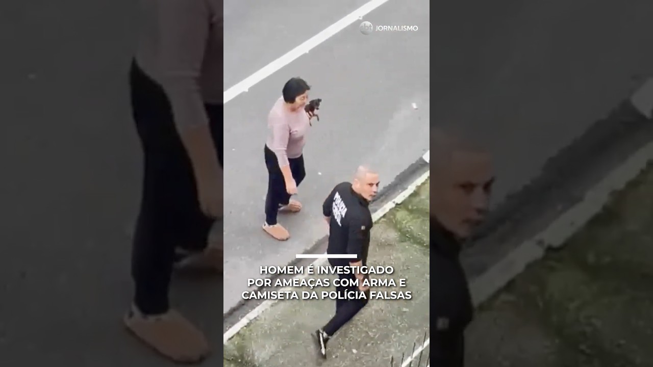 Falso policial é investigado após ameaçar vizinho com arma e distintivo em SC | #PrimeiroImpacto