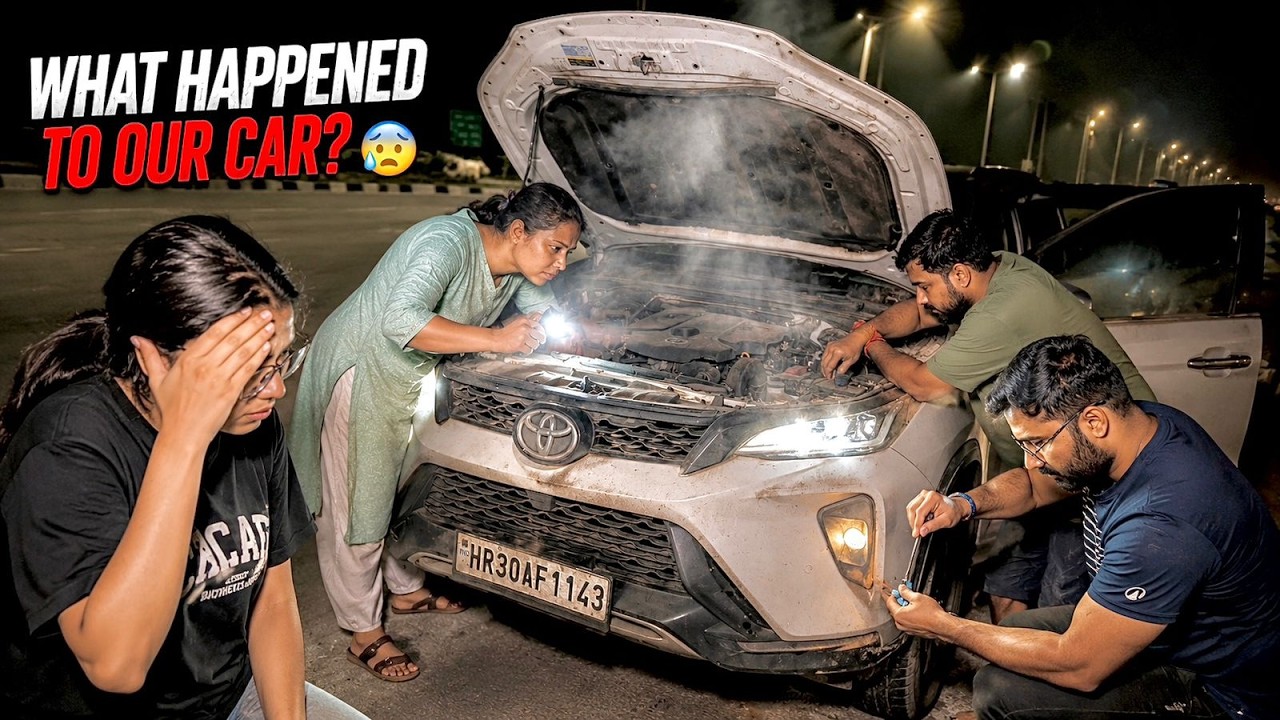 पता नहीं किसकी नज़र लग गई Fortuner को 🤦🏻‍♂️ बीच Trip में Dehpolaaa ! 🥲 Udaipur to Indri 700km