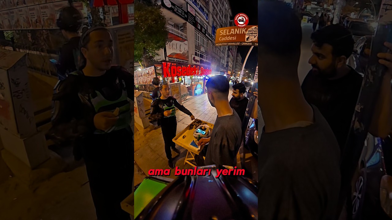 Var mı ben yerim diyen 😅😅 #ankara #kızılay #midye #motovlog #keşfet