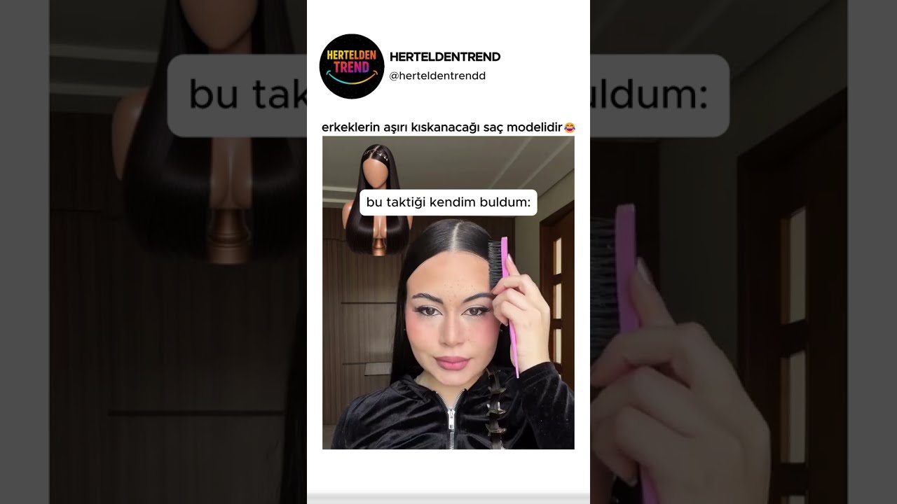 erkeklerin aşırı kıskanacağı saç modelidir😂