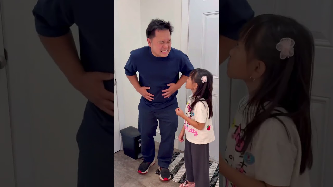 She teaches dad a lesson in giving 👧🏻❤️🧑🏻