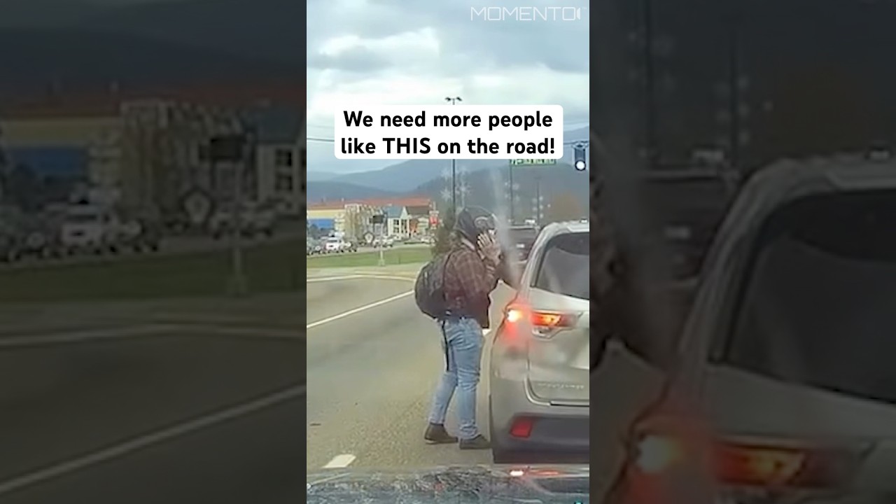 Motorcycle Flips, But Watch What Happens After! #dashcam