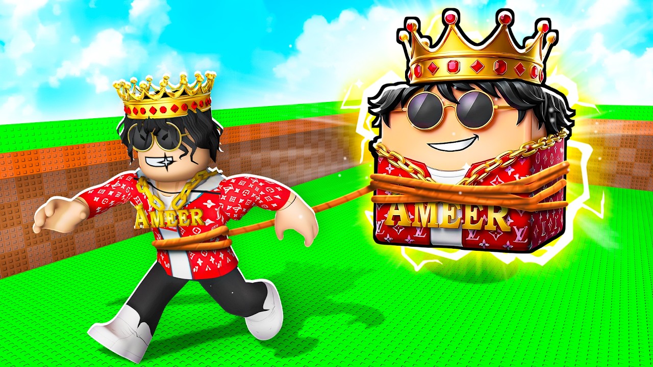 روبلوكس اسحب اللكي بلوك (لكن معي اقوى شخصية باللعبة) 😱🔥 Pull Lucky Blocks