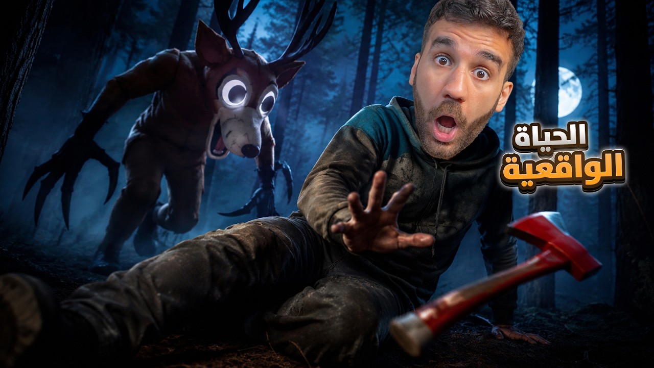 دخلت جوا 99 ليلة في الغابة في الحقيقة 😱