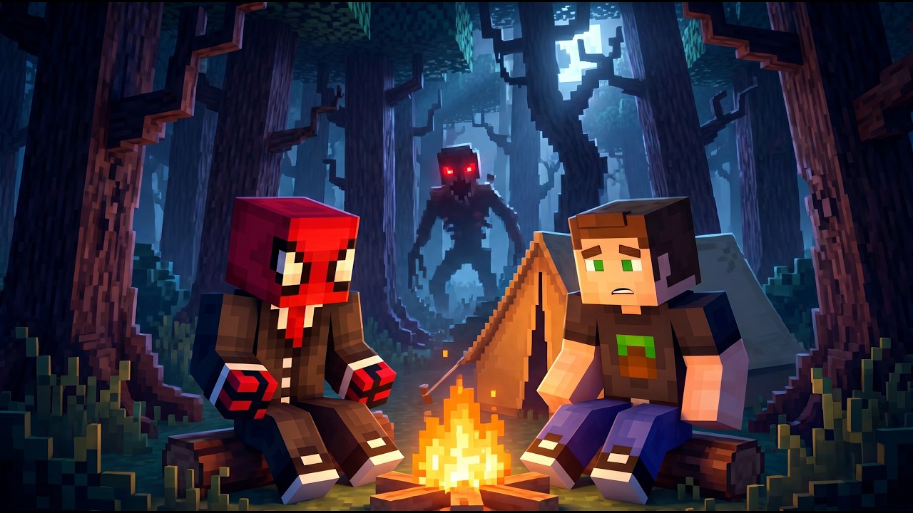 NEDEN Gece 3'te Kamp Yaptık? - Minecraft