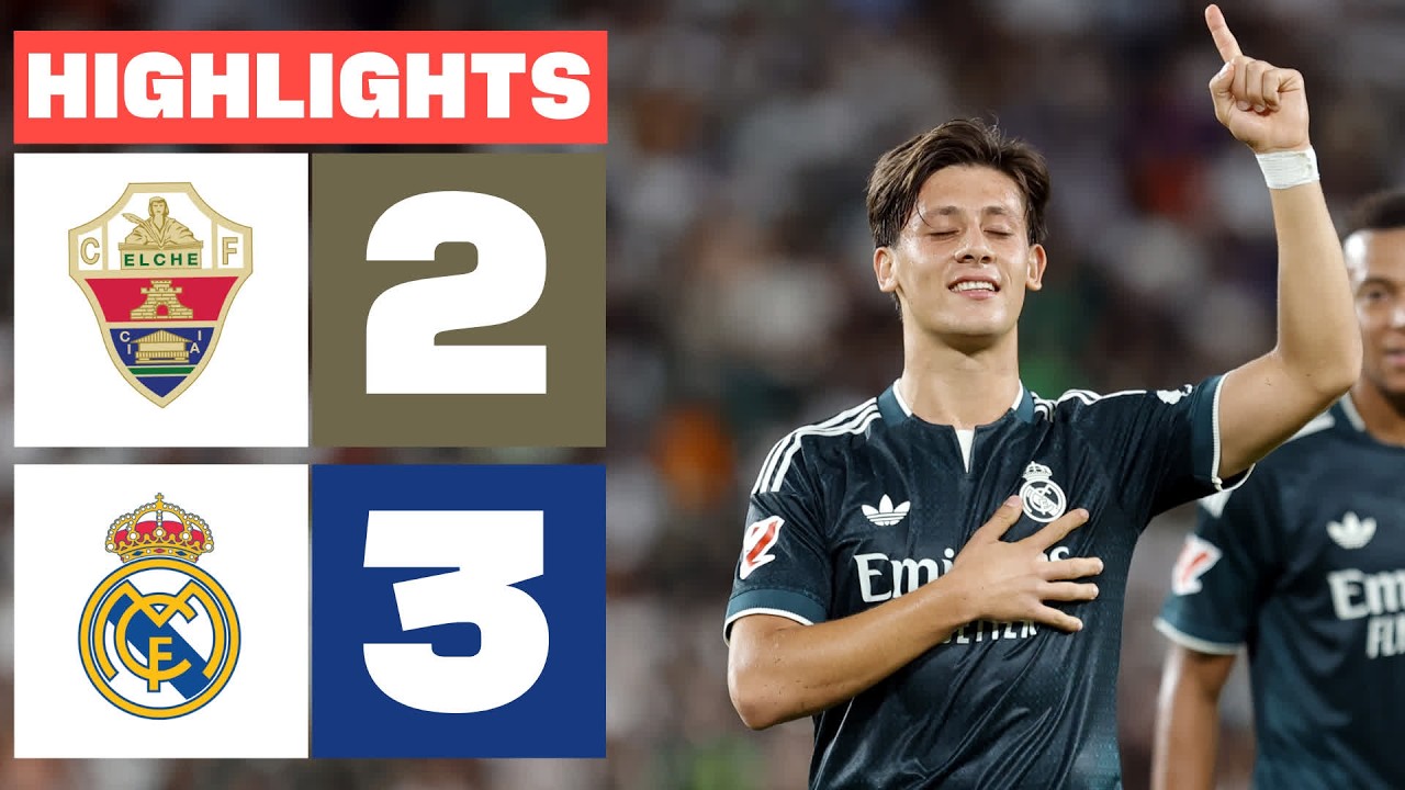 ELCHE CF 2 - 3 REAL MADRID | RESUMEN LALIGA EA SPORTS
