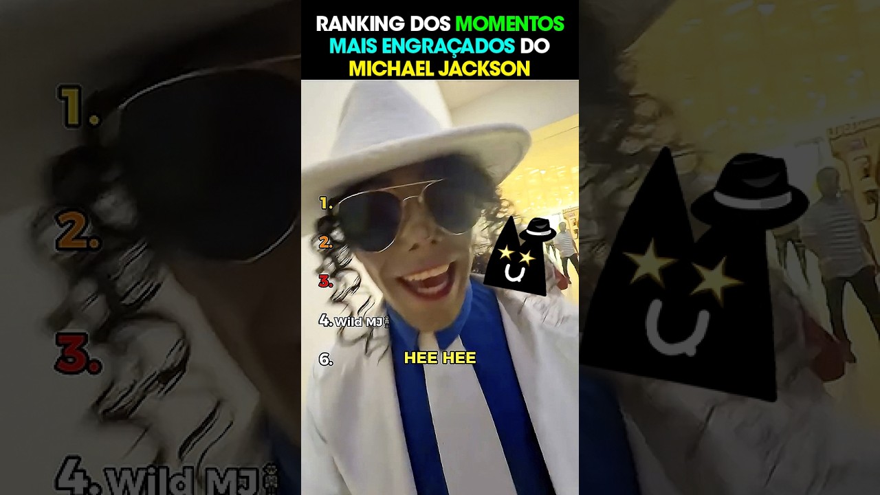 RANKING DOS MOMENTOS MAIS ENGRAÇADOS DO MICHAEL JACKSON (PARTE 2)