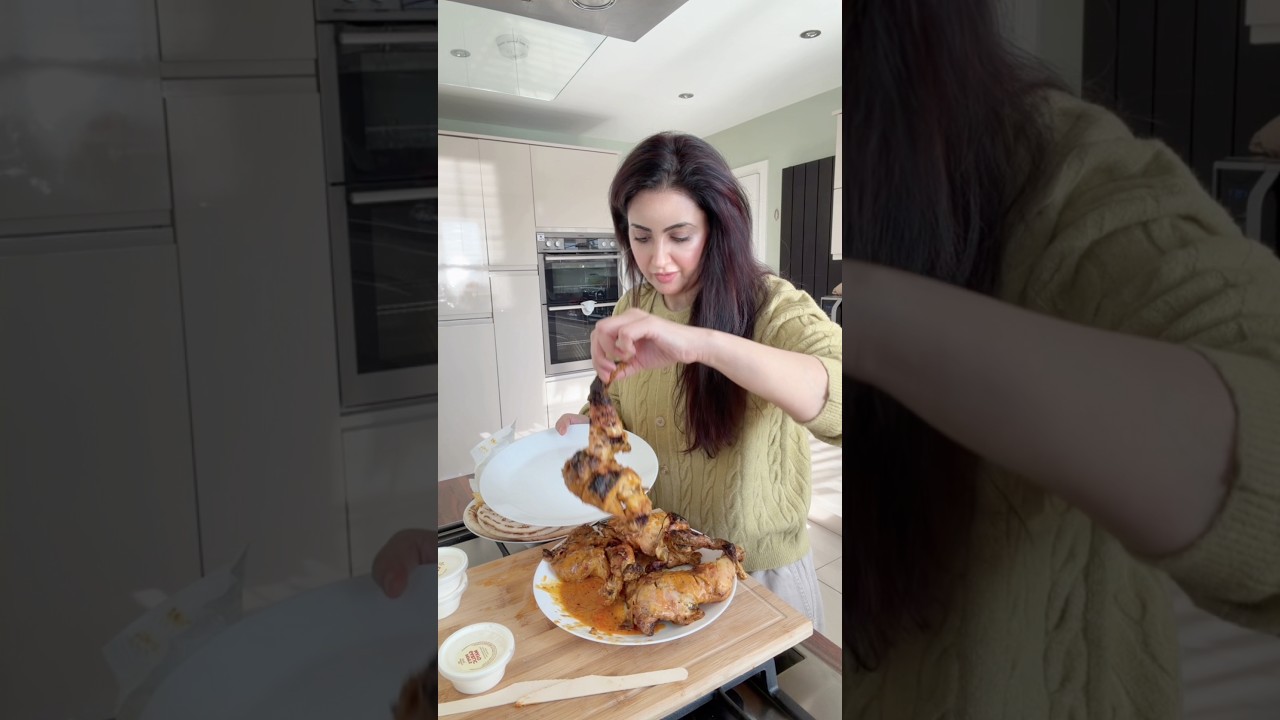 Had the yummiest moist chicken for dinner & always enjoy doing my Pakistani dress haul.