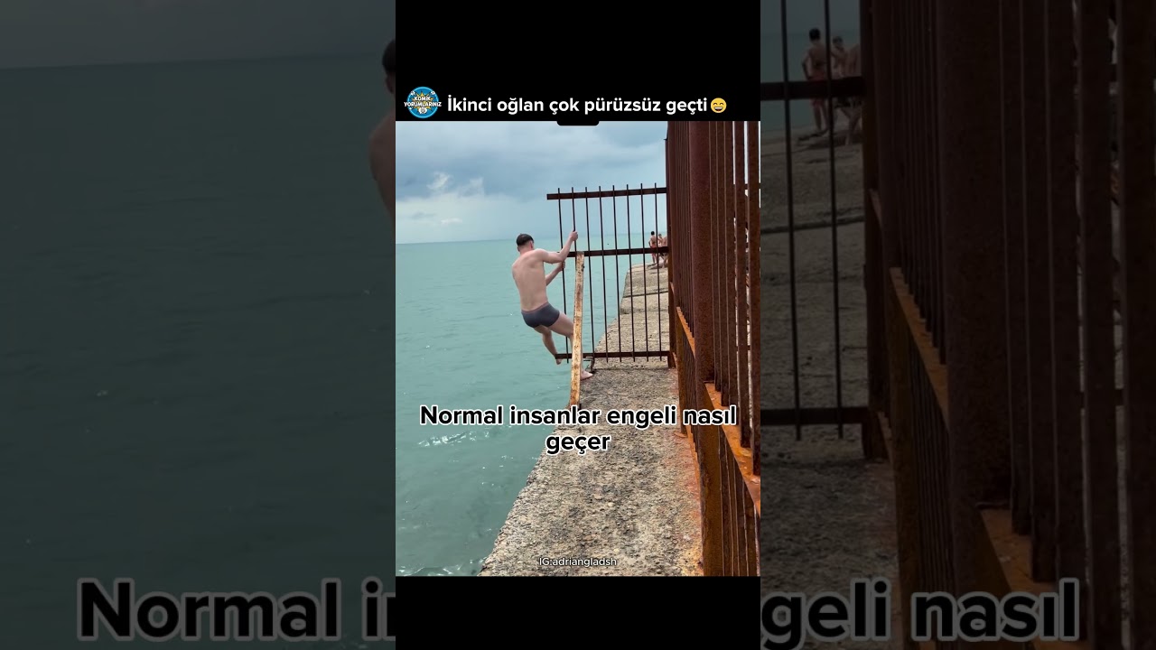 Aynı Kelebek Gibi Uçtu 😄 Çok Rahat Geçti #akımvideoları  #komikyorum #komikyorumlar