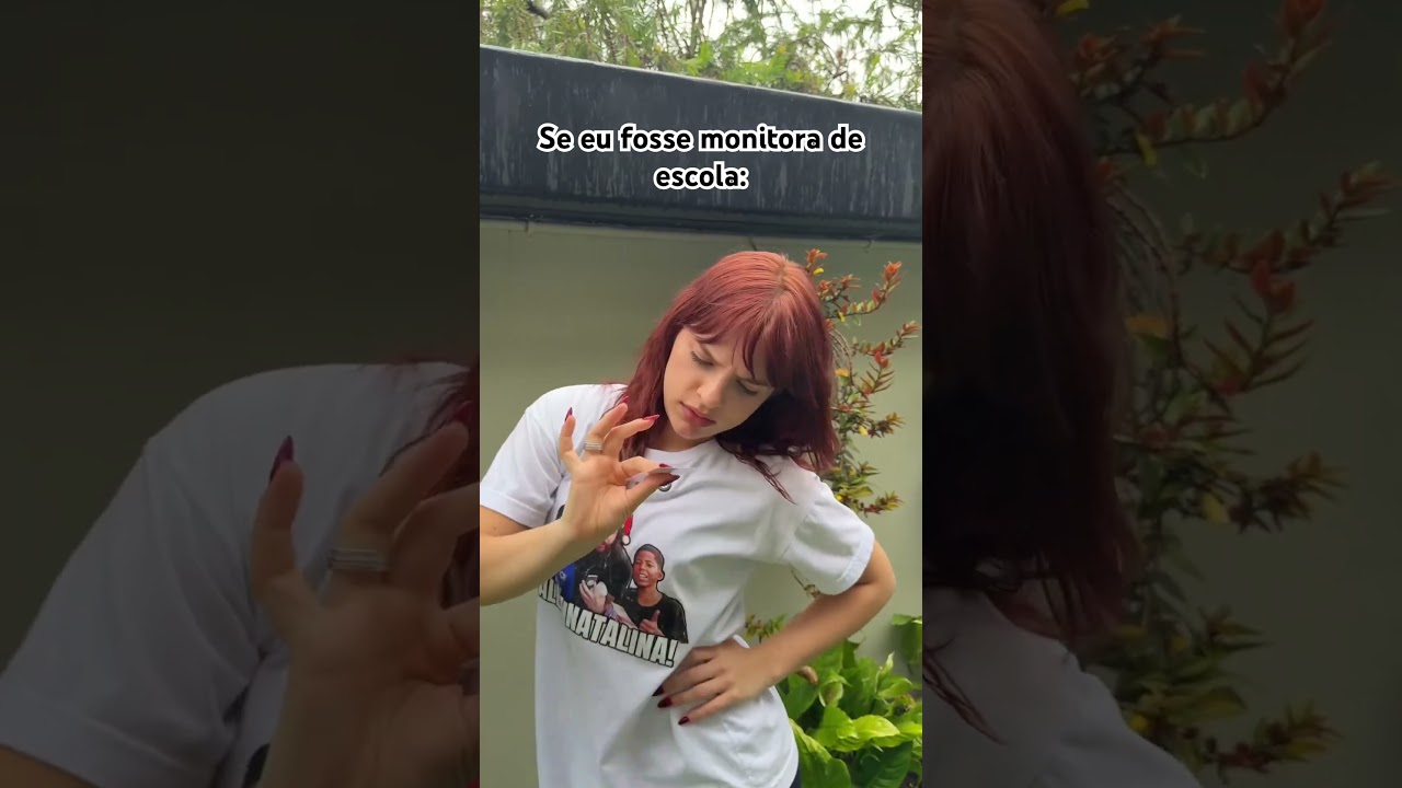 SE EU FOSSE MONITORA DE ESCOLA: