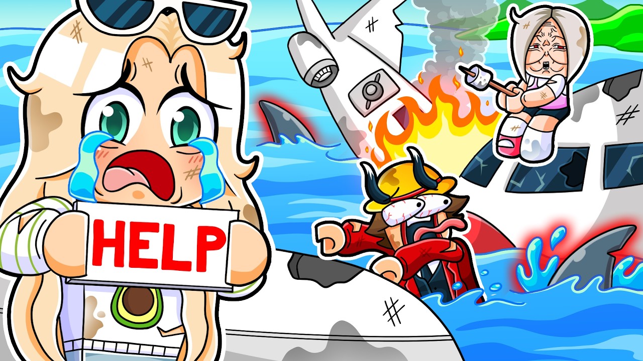 Our Airplane CRASHED in Roblox!