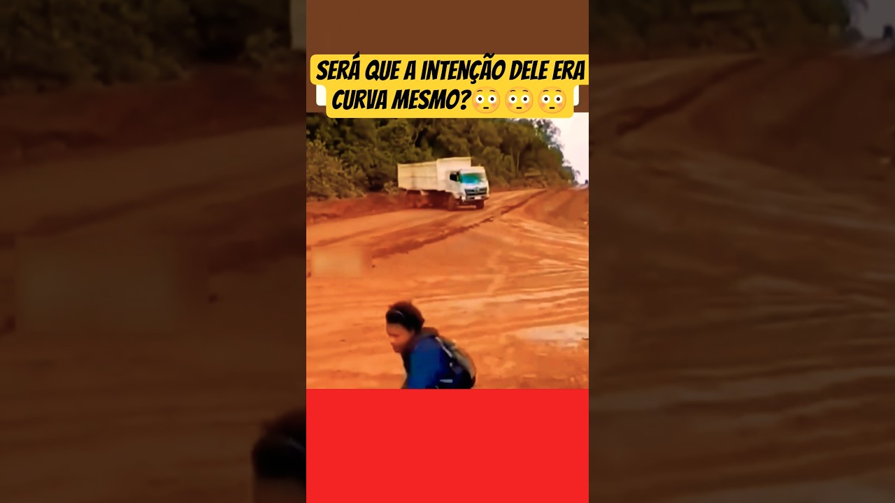 será que o caminhão iria curvar mesmo?#caminhão #caminhoneiro