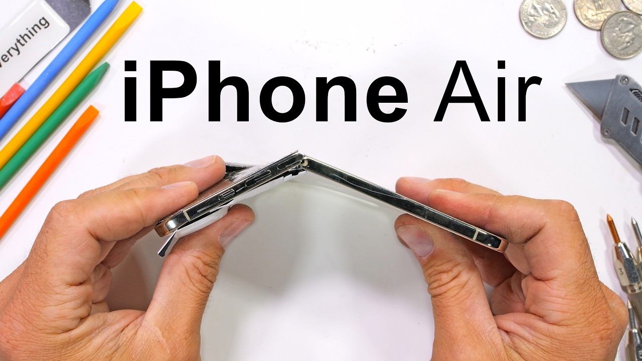 iPhone Air Durability test -- I AM SHOCKED - Published by JerryRigEverything