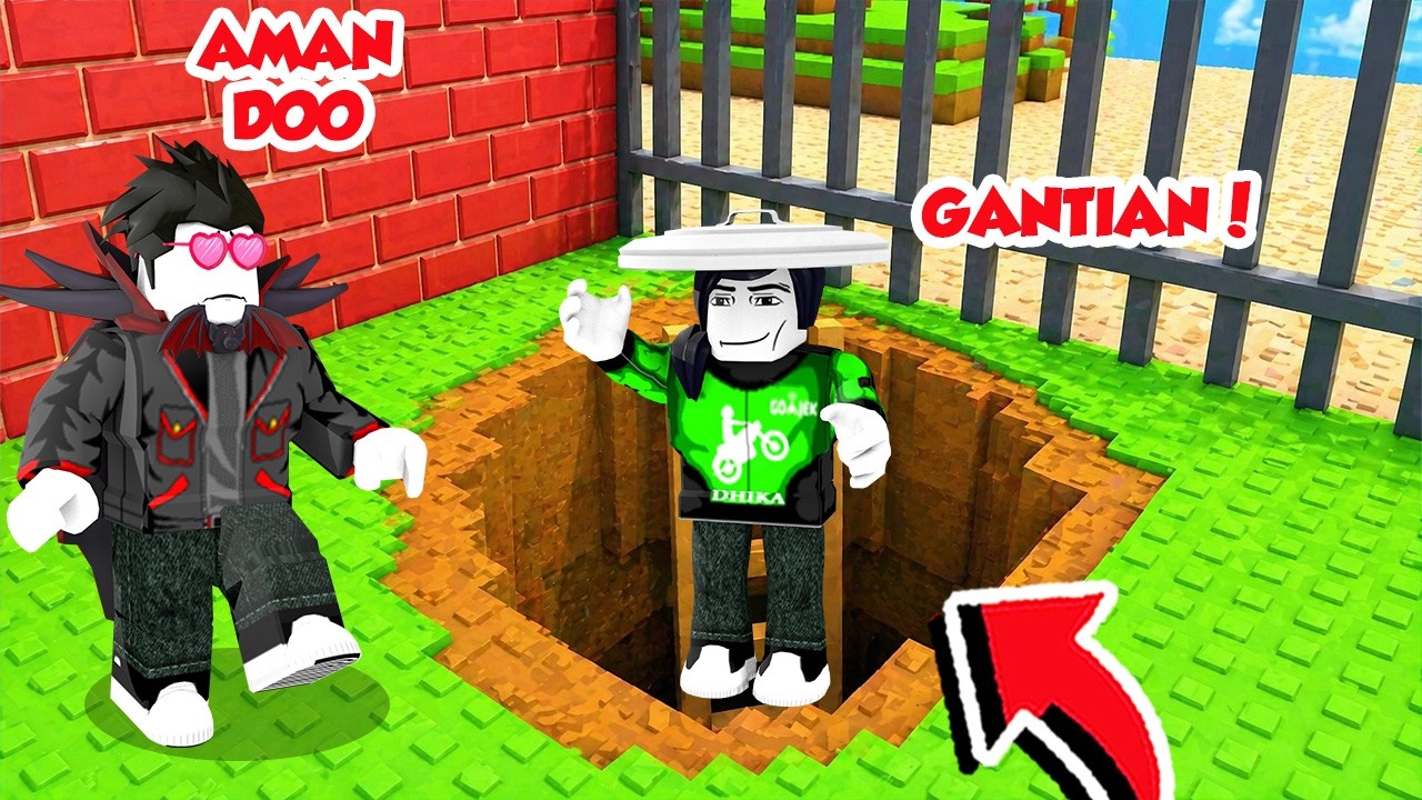 KITA GALI UNTUK KABUR DARI KEBUN BINATANG KOCAK DI ROBLOX!!!