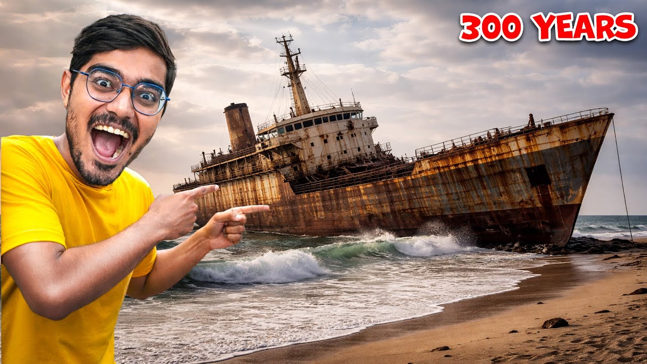 We Found An Abandoned Ship On Beach | हमे मिला एक वीरान जहाज़