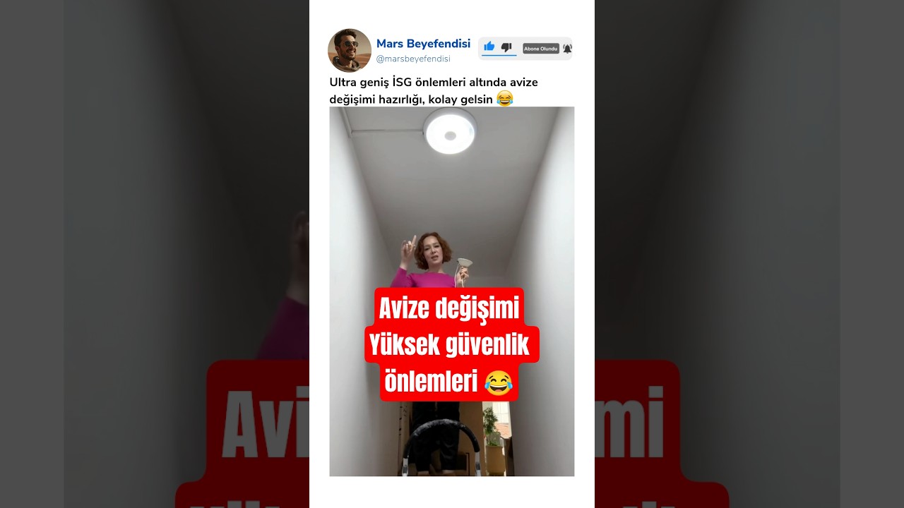 Ultra geniş İSG önlemleri altında avize değişimi