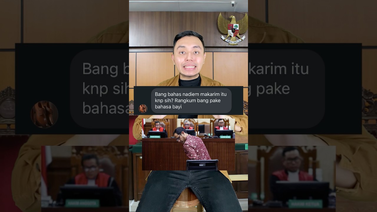Rangkuman kasus Nadiem Makarim sampe kena 18 TAHUN penjara? #shorts