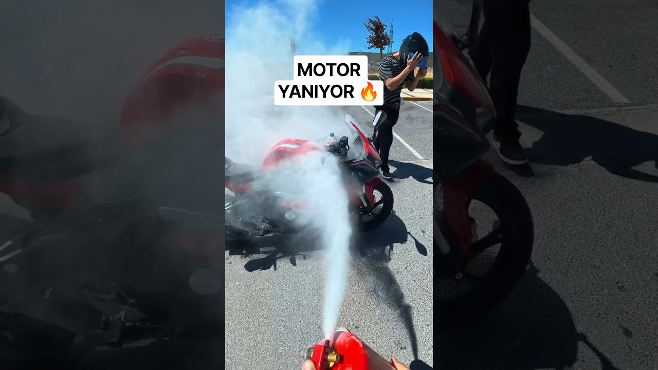 Motosiklet sönmeyince B planına geçtim