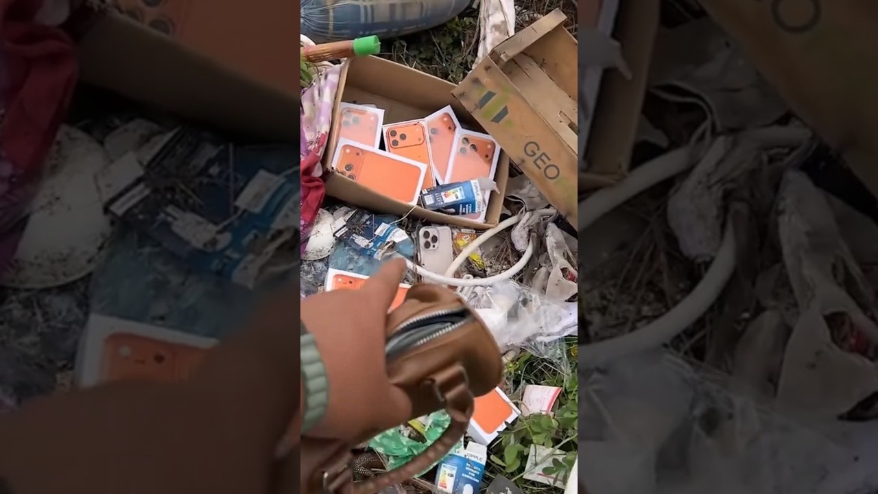 mulung nemu hp iphone 17 pro max  bisa buat main free fire ni