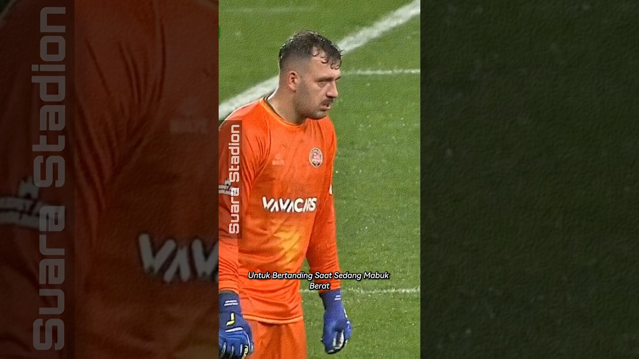 Kiper ini berharap tidak dipanggil untuk bermain.🤣😄🔥