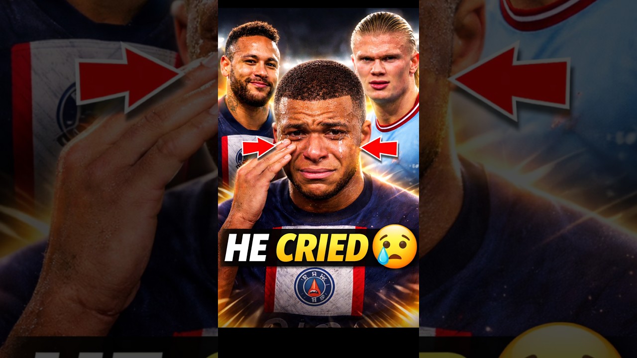 Neymar & Haaland Made Mbappé Cry?! 😳🤣 .#trend #trending #neymar #mbappe #supportme #virall#aiart#fyp