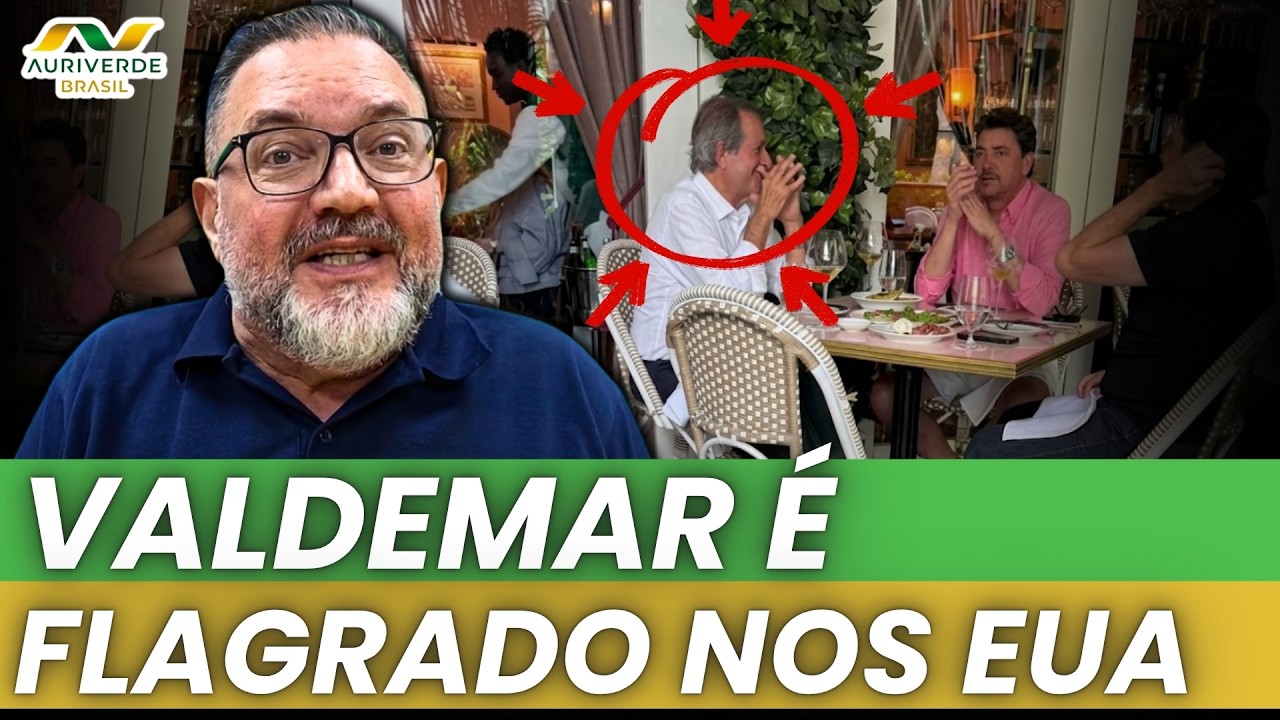 Valdemar é Flagrado nos EUA almoçando com Senador que surpreendeu nas pesquisas