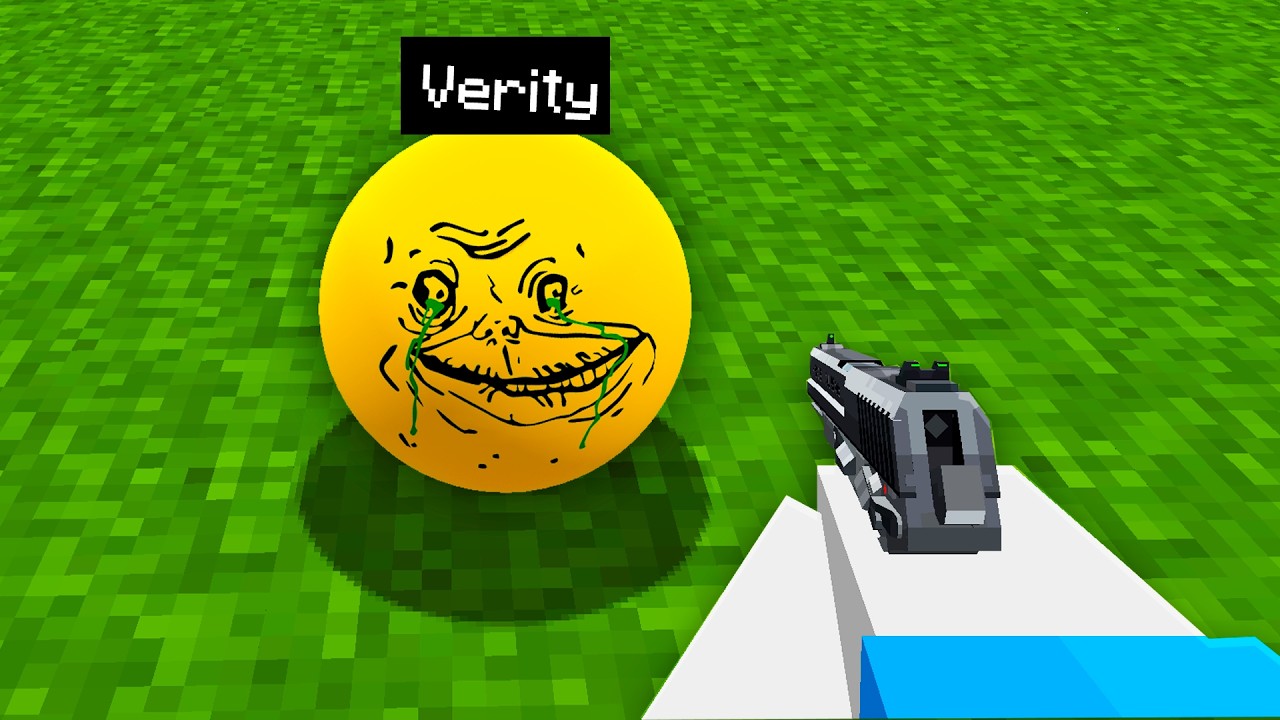 Derrotei o VERITY no Minecraft!