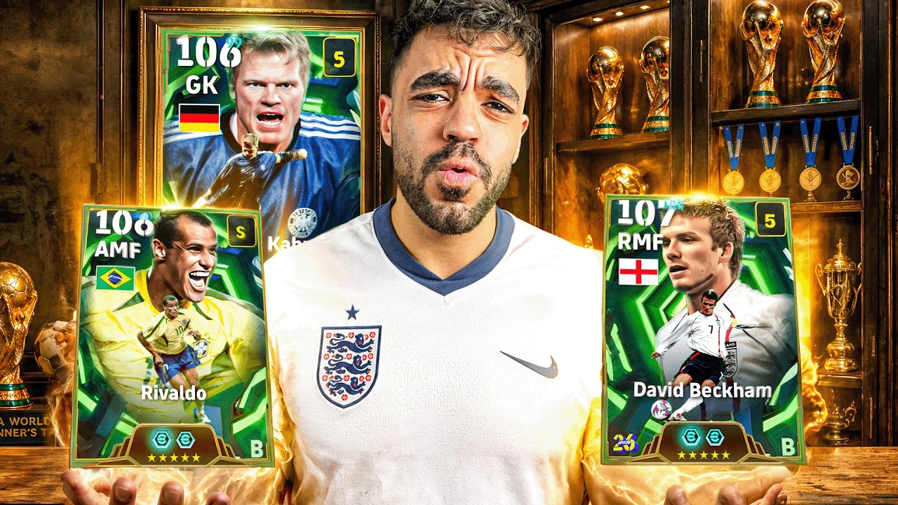 فتحت بكج نجوم كأس العالم 2002🤯عودة الساحر البرازيلي و بيكهام🔥|efootbal 2026
