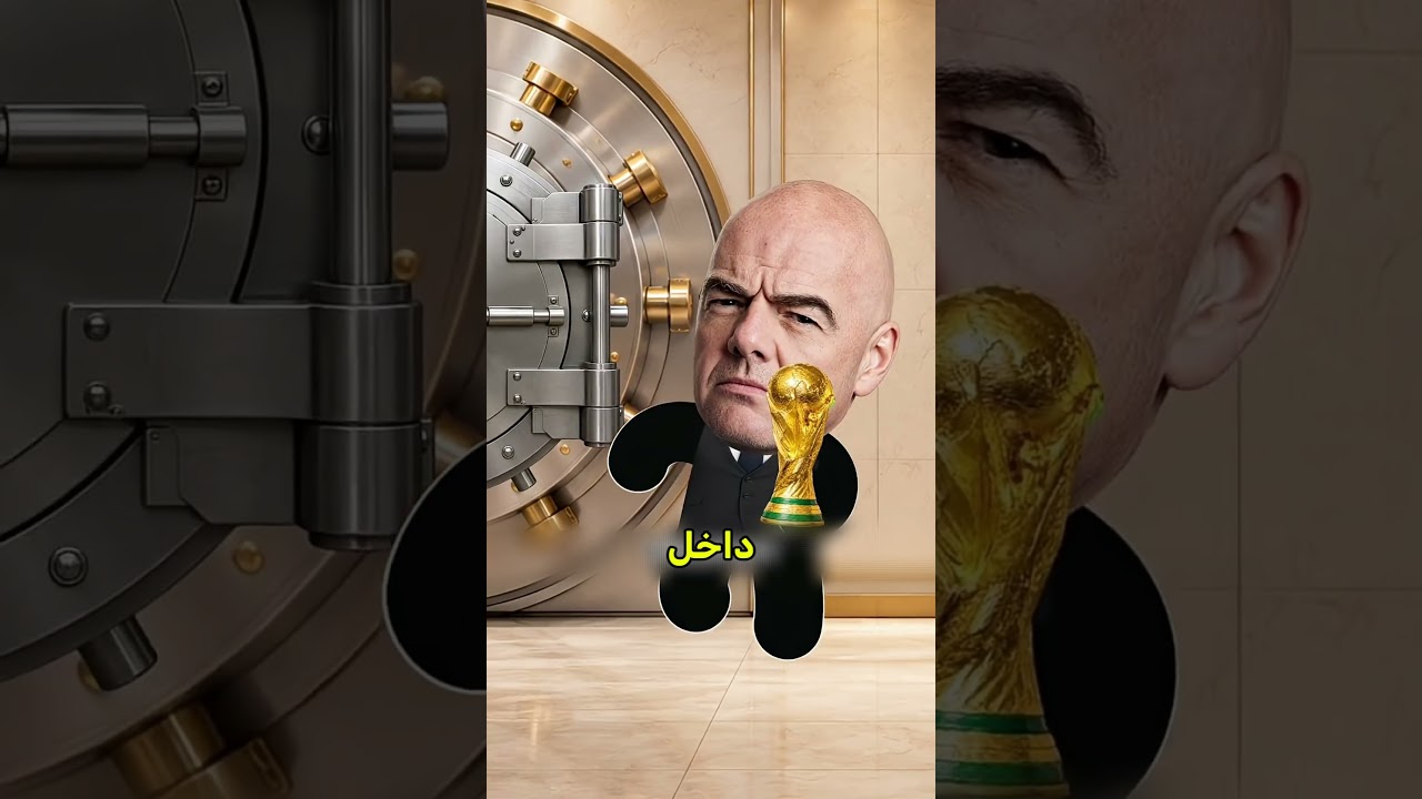 كاس العالم اللي تشوفه دائما مو هو الكاس الحقيقي 😧 #shortvideo