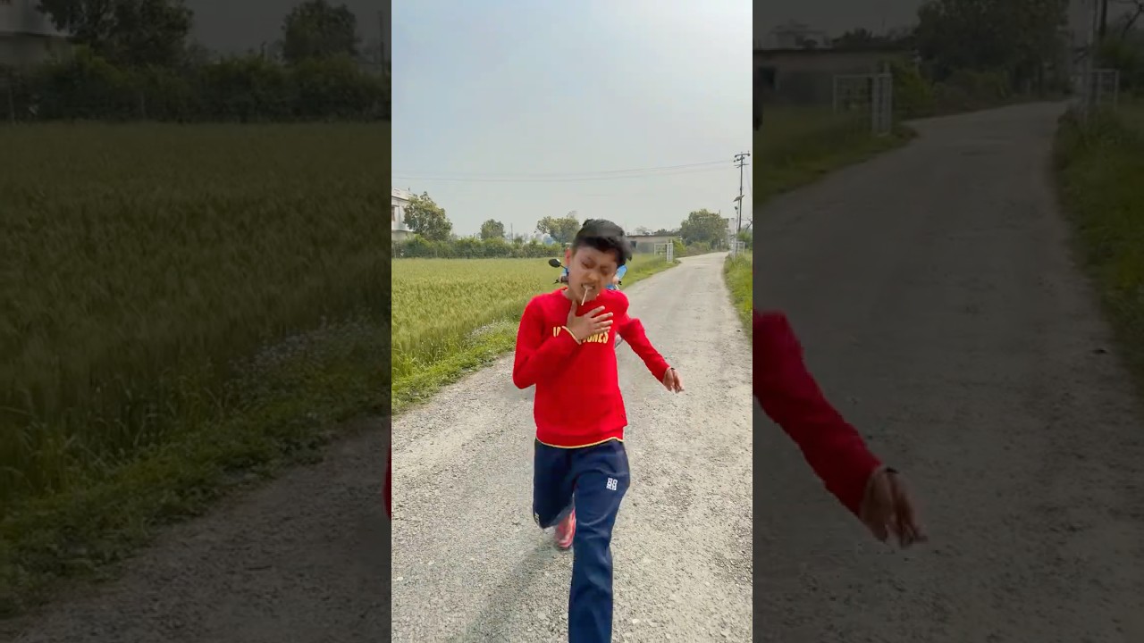 Kanha bhaga or fir 🤣😍 #funny #shorts #trending