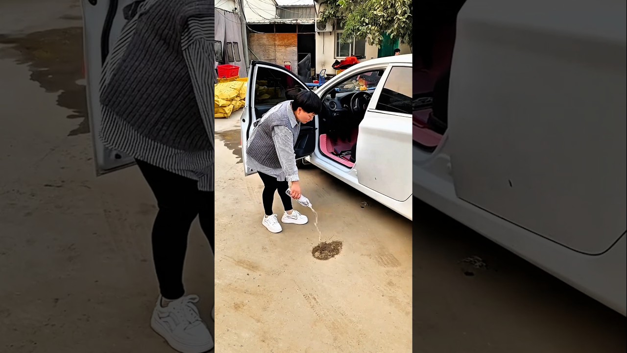 Carro sujo de lama… e depois MAGICAMENTE limpo! 🚗😱✨