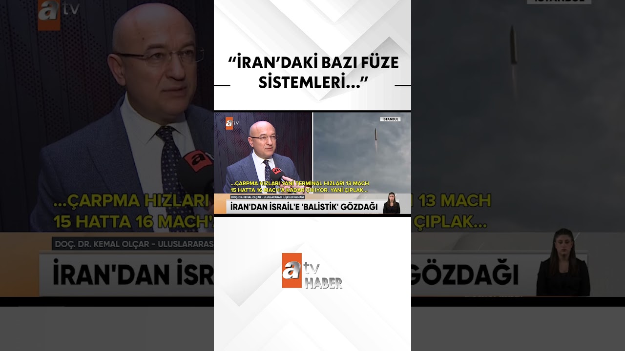 İran’dan İsrail’e ‘balistik’ gözdağı #atvHaber #İran #İsrail #ABD