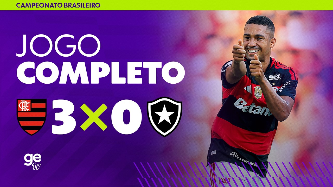 JOGO COMPLETO: FLAMENGO X BOTAFOGO | BRASILEIRÃO 2026 | ge tv