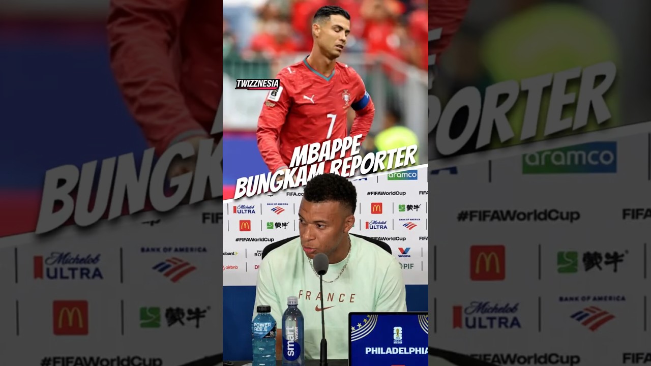 Begini cara Mbappé membungkam seorang reporter yang tidak menghormati Ronaldo!😳🔥