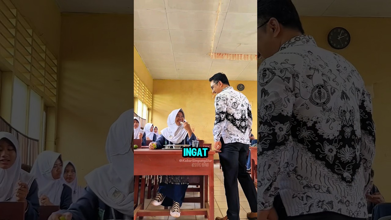 Siswa Ini Sembunyikan Jeruk MBG Dari Gurunya Yang Usil 🤣