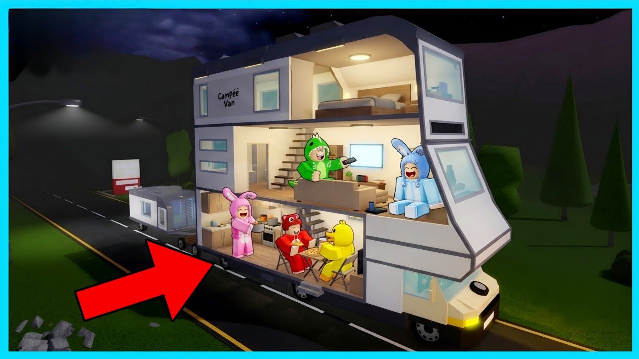 MIPAN & ZUZUZU Hidup Di Dalam Mobil Campervan Bertingkat Selama 100 Hari! ROBLOX
