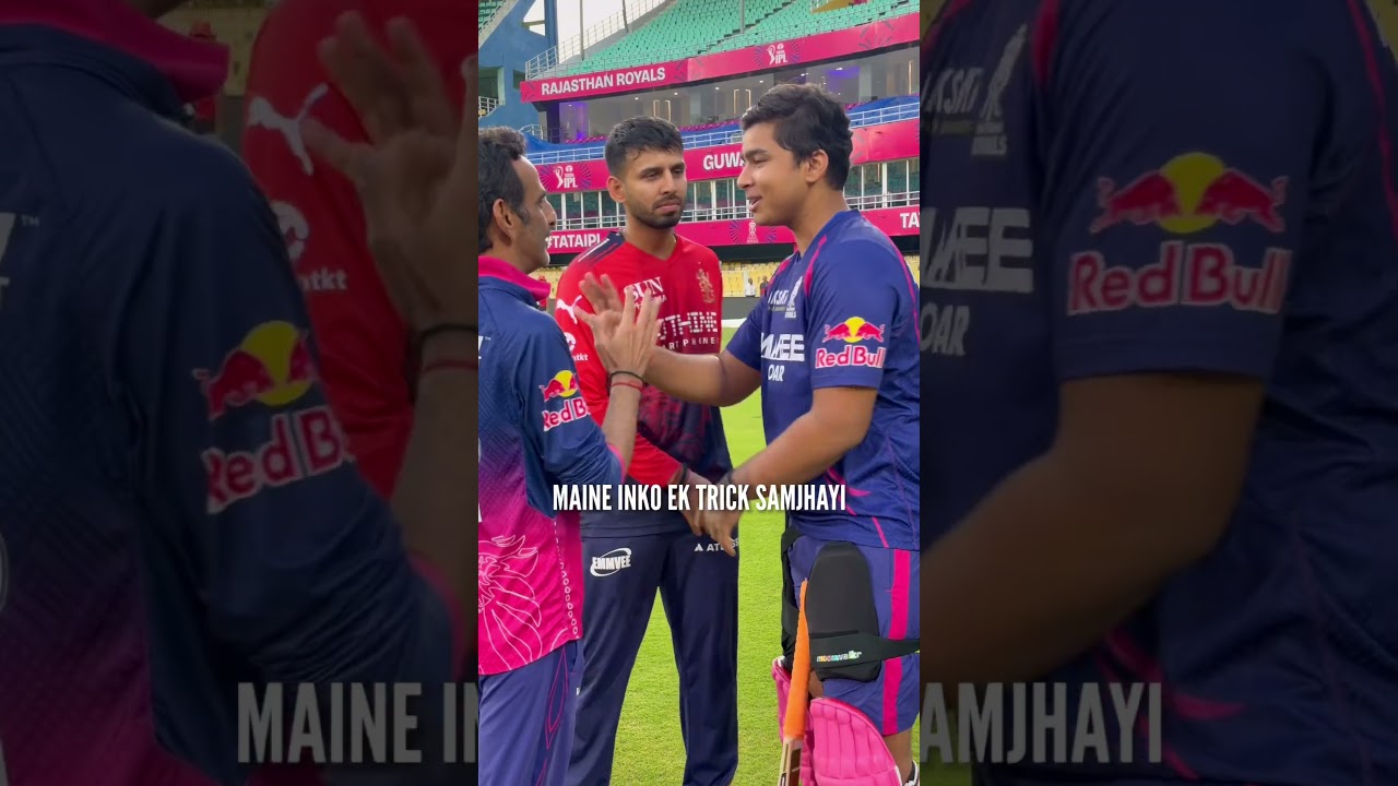 🚨 First time ever: Vaibhav offers to give his bat! 😂🔥