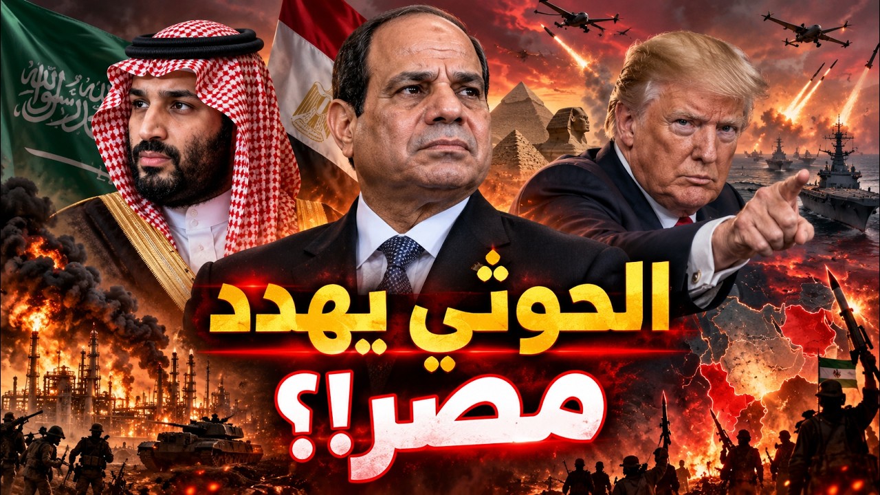 الحوثي يهدد السيسي بقصف مصر!؟… ترامب يحرق بترول السعودية في حرب اليمن