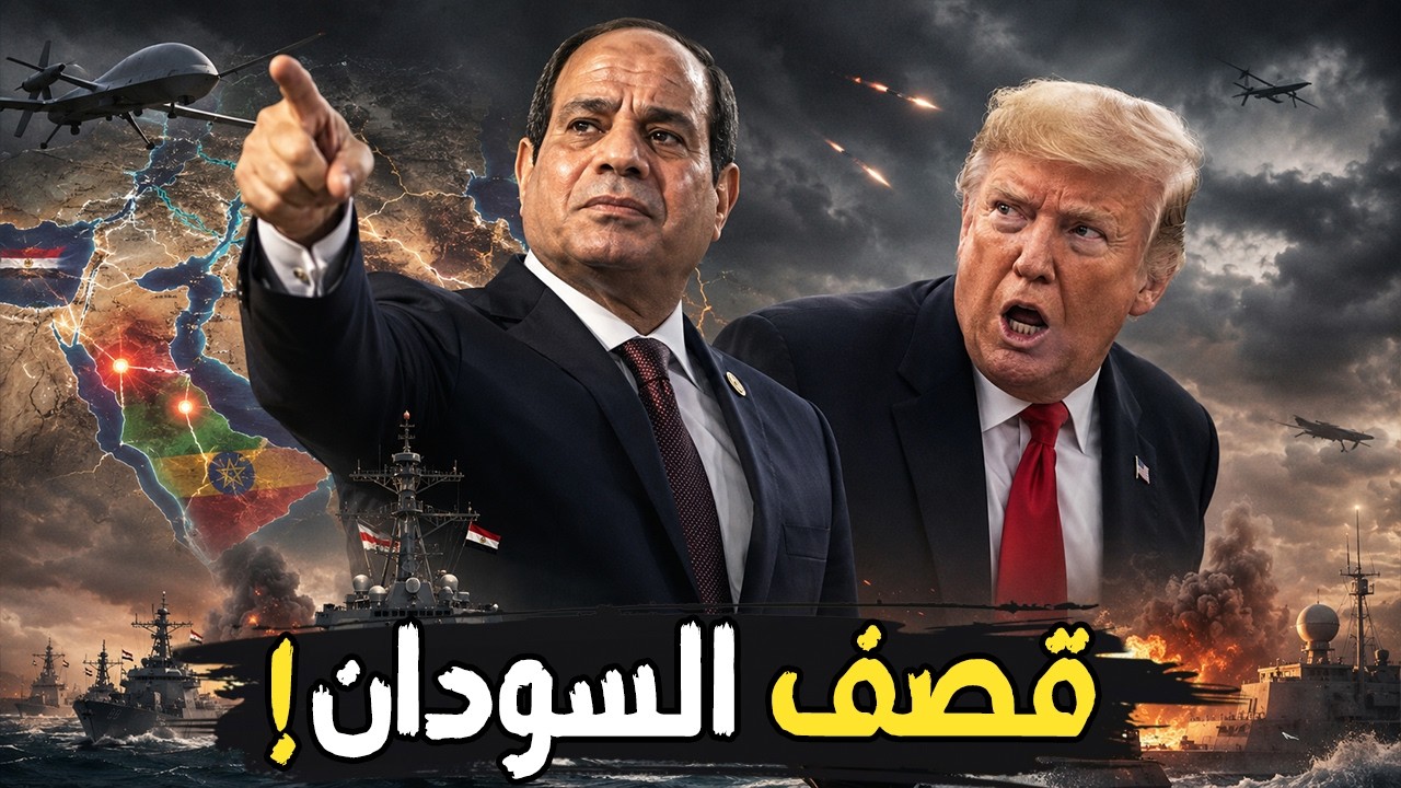 السيسي يصدم ترامب… البحرية المصرية تتحرك بعد قصف إثيوبيا للسودان!