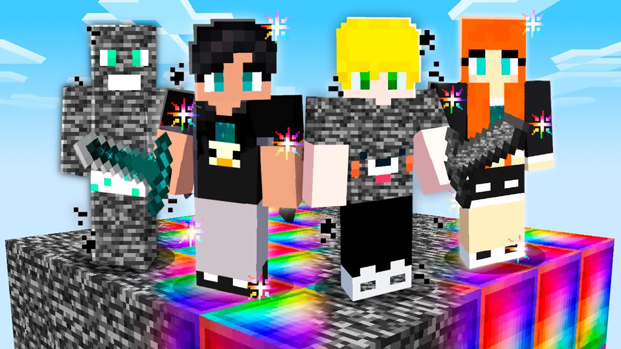 Sobrevivemos de BEDROCK vs AVARITIA no minecraft