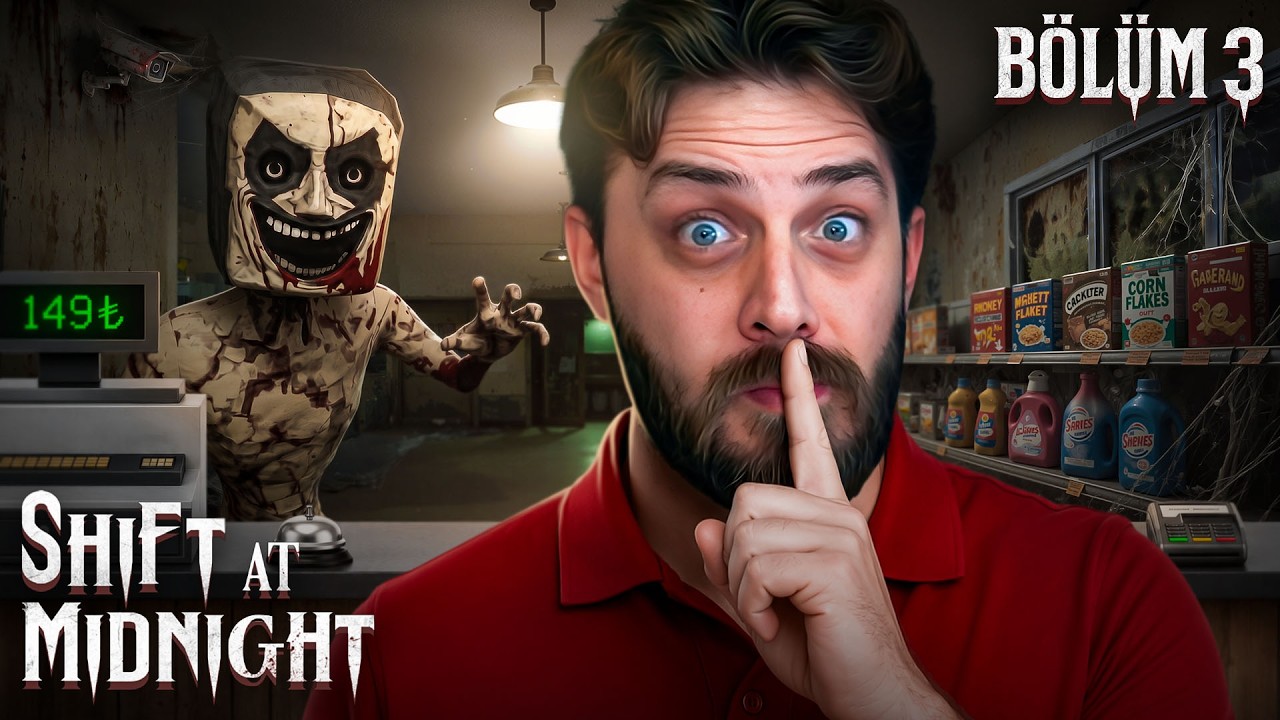 MARKETİN GİZEMLİ HİKAYESİ! O ADAM KİM? | SHIFT AT MIDNIGHT | BÖLÜM 3