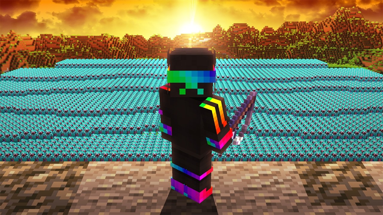 Minecraft Trapper VS 1000 Players - Published by Spoke