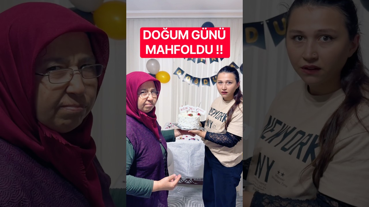 DOĞUM GÜNÜ MAHFOLDU 🎂.             #doğumgünü #pasta #komik #parodi